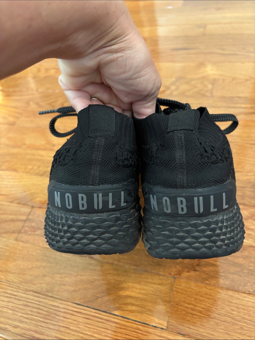 NOBULL Black Knit Training Sneakers